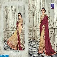Shangrila paris rose vol-2 Wholesale party-wear Ethnic Saree